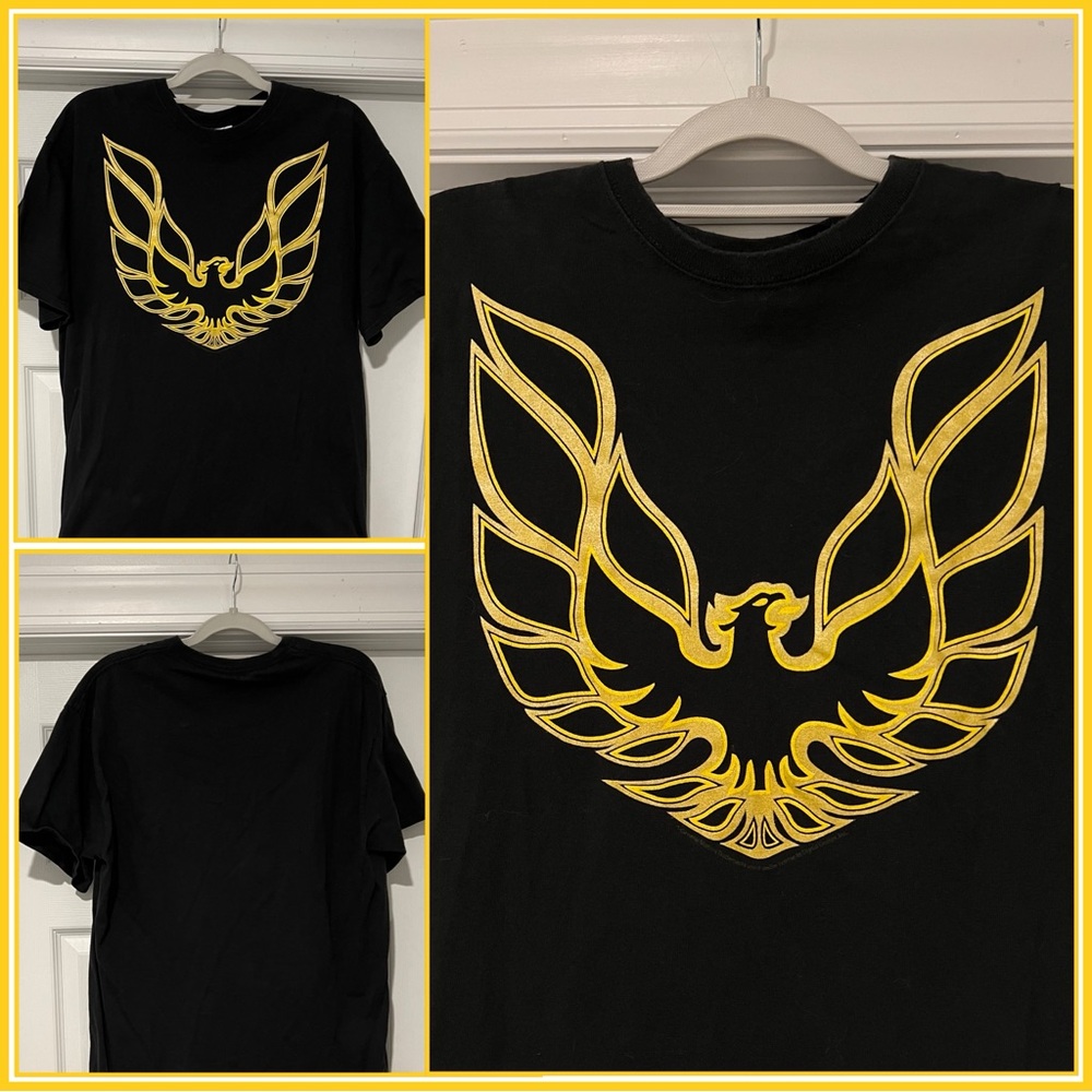 Phoenix Camaro Fire Bird Logo Shirt Size Large